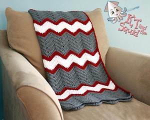 Vintage Chevron Blanket Crochet Pattern