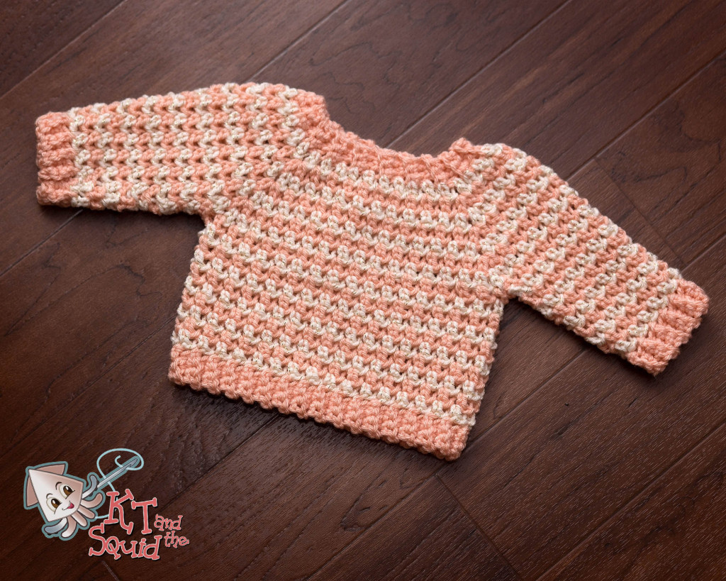 Newborn Cheer Sweater Free Crochet Pattern