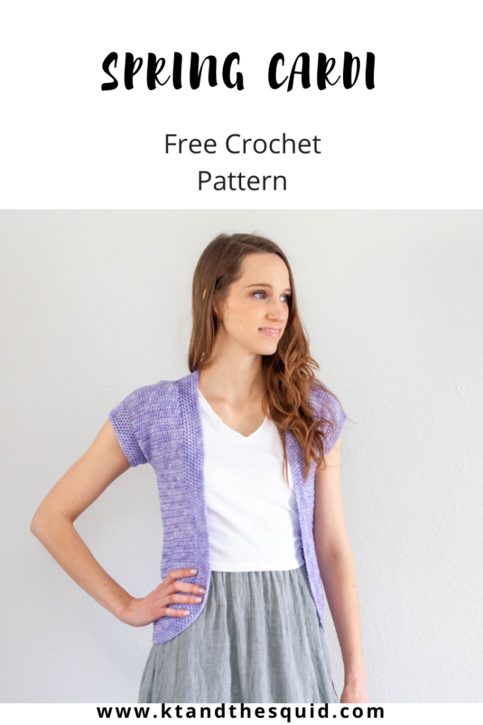 Spring Cardi FREE Crochet Pattern 