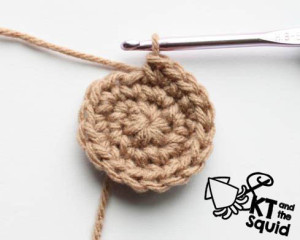 Free Bear applique hat crochet pattern