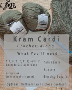 Kram cardi CAL supply list