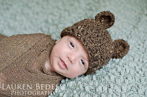 Free crochet bear hat pattern
