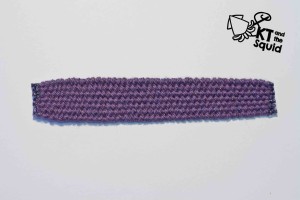Scrap Yarn Woven Bracelet Tutorial KT and the squid