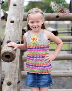 Fun Day Tank: Free Crochet Pattern | KT and the Squid