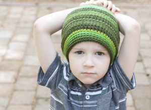 Douglas Crochet Hat Pattern and Premier Gradient DIY Yarn Review | KT and the Squid