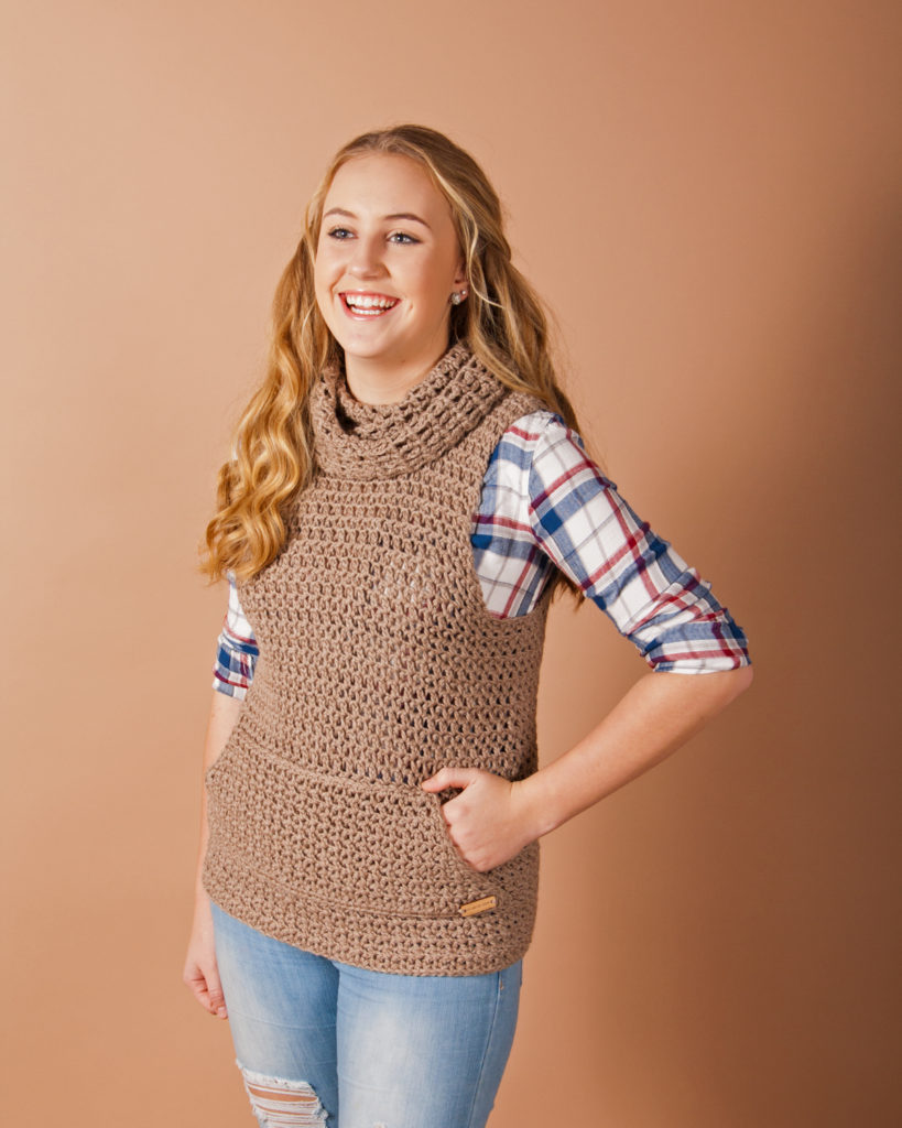 Claquato Vest for Women Free Crochet Pattern 