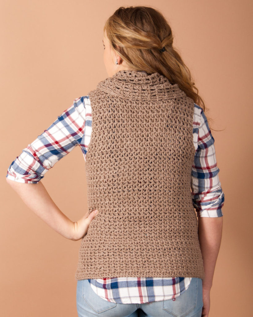 Claquato Vest for Women Free Crochet Pattern 