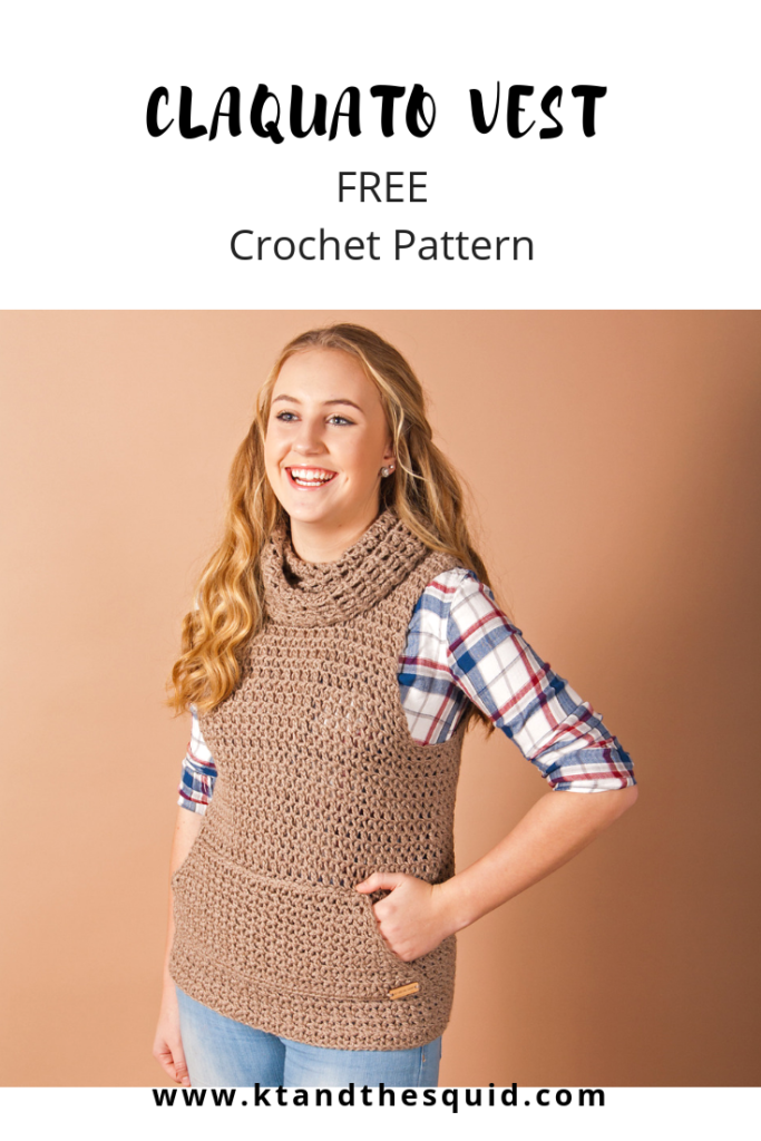 Claquato Vest for Women Free Crochet Pattern 