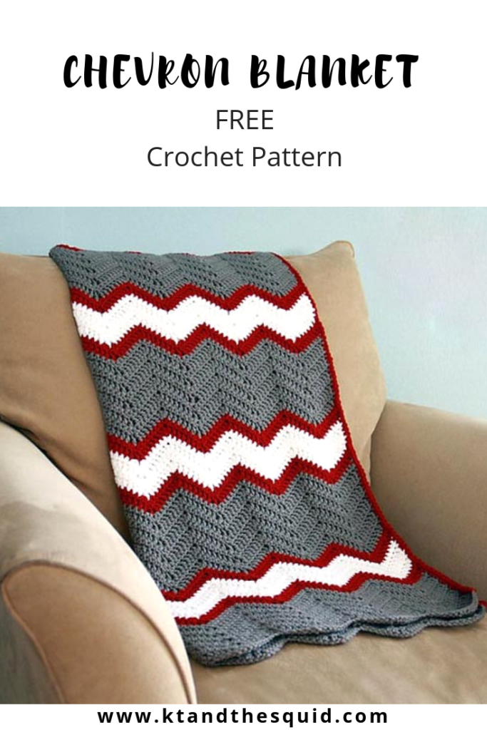 Vintage Chevron Blanket Free Crochet Pattern 