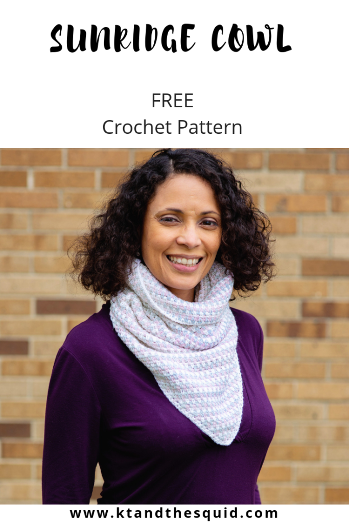 Photo by Katiusca of Between These Stitches
Sunridge Cowl Free Crochet Pattern