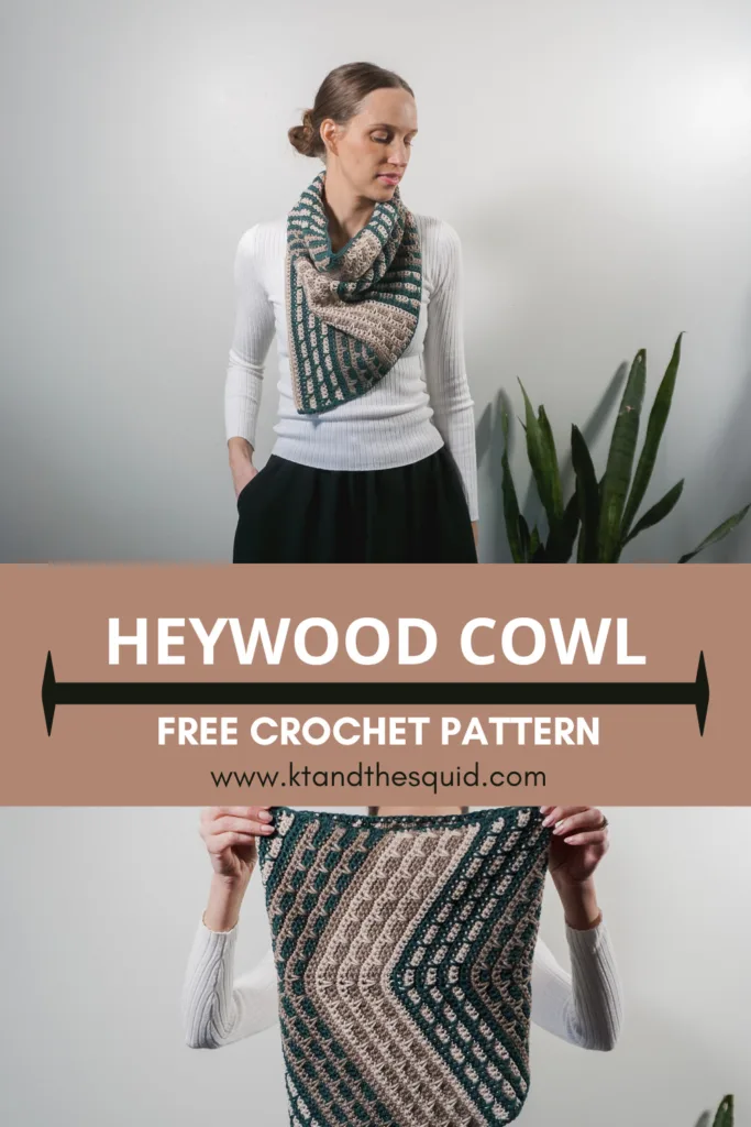 Heywood Cowl Worsted Weight Free Crochet Pattern