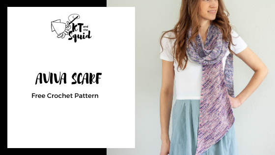 Aviva Scarf Free Crochet Pattern