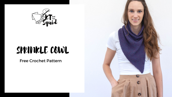 Sprinkle Cowl Free Crochet Pattern