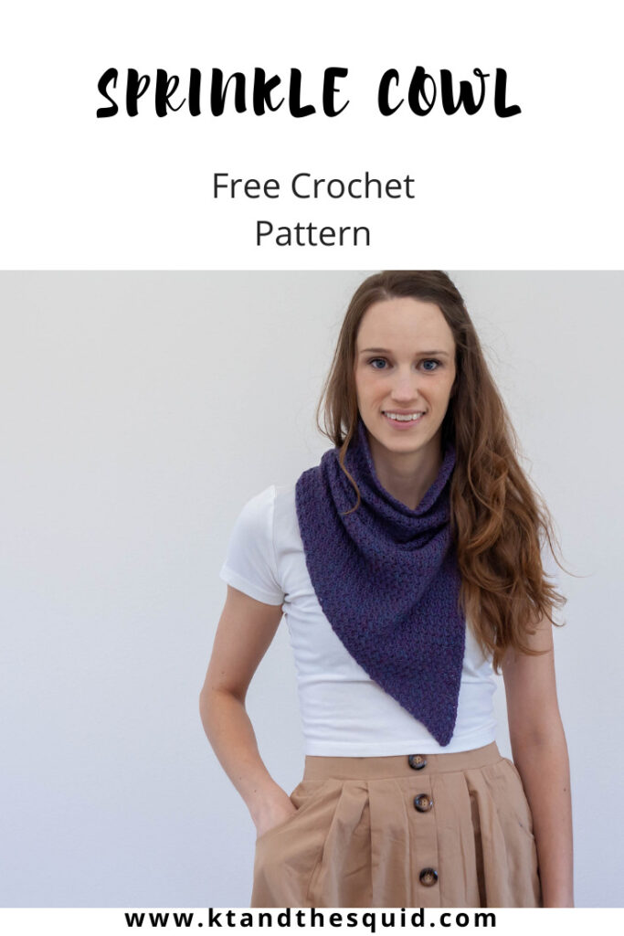 Sprinkle Cowl Free Crochet Pattern
