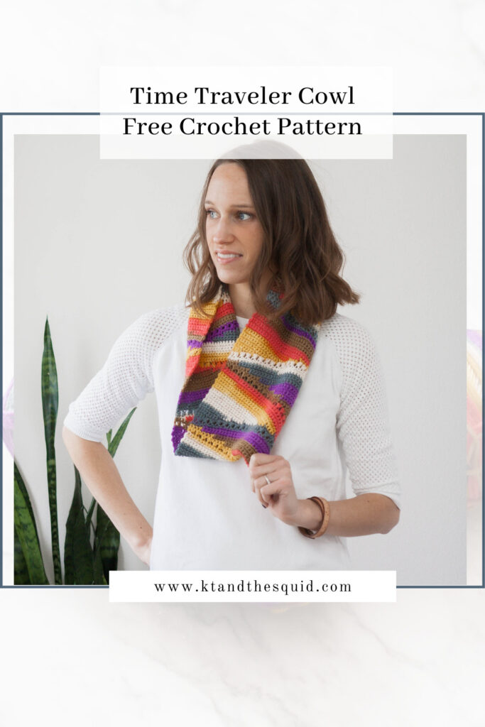 Time Traveler Cowl Free Crochet Pattern