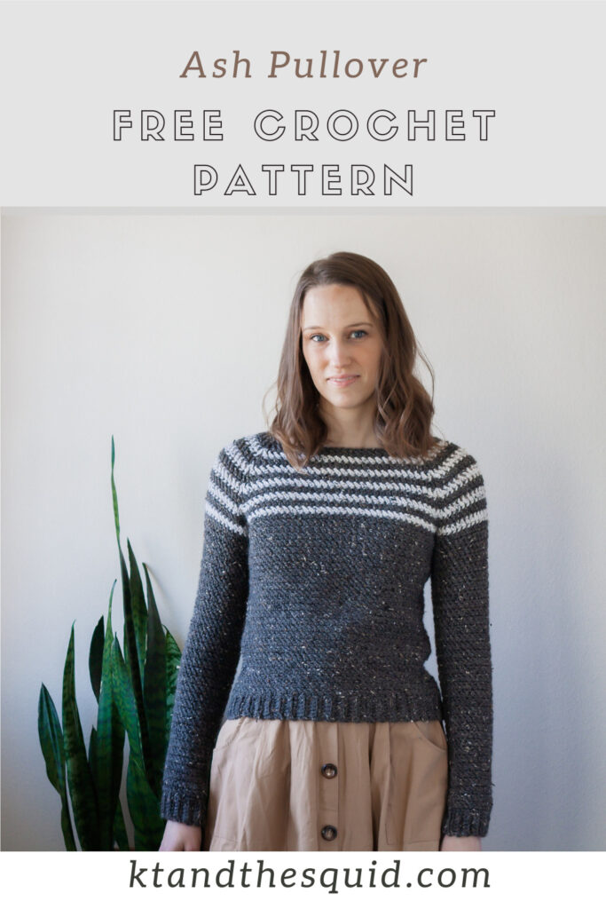 Ash Pullover Free Sweater Crochet Pattern