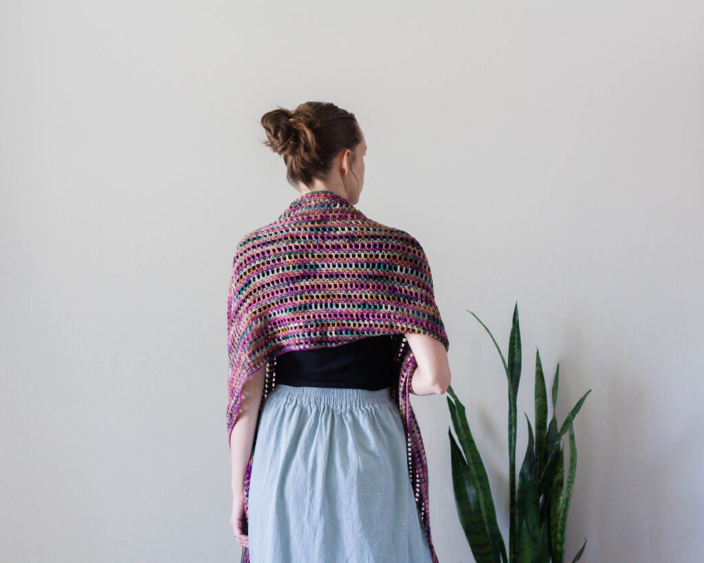 Free Crochet Wrap Pattern - Gemstone Wrap