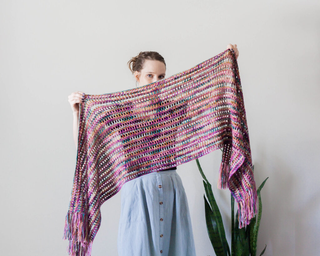 Free Crochet Wrap Pattern - Gemstone Wrap