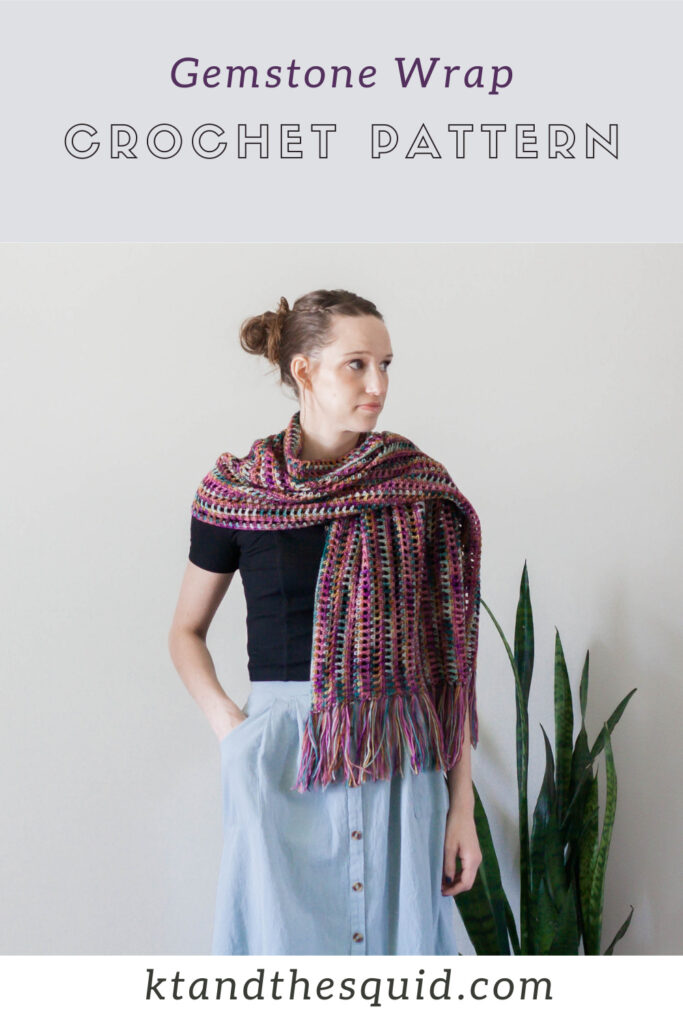 Free Crochet Wrap Pattern - Gemstone Wrap