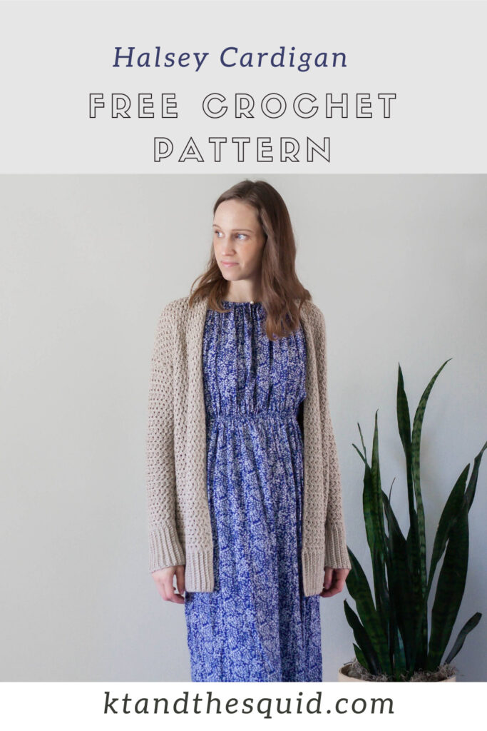 Halsey Cardigan Free Crochet Pattern