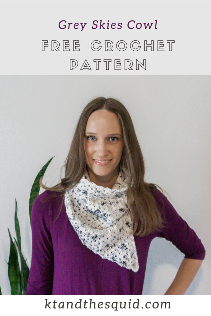 The Grey Skies Cowl free crochet pattern 