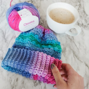 Primera Nevada Beanie Free Crochet Pattern