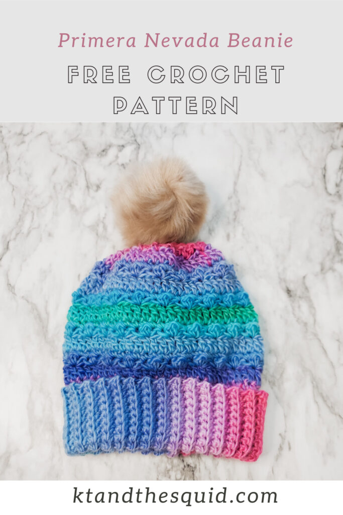 Primera Nevada Beanie Free Crochet Pattern