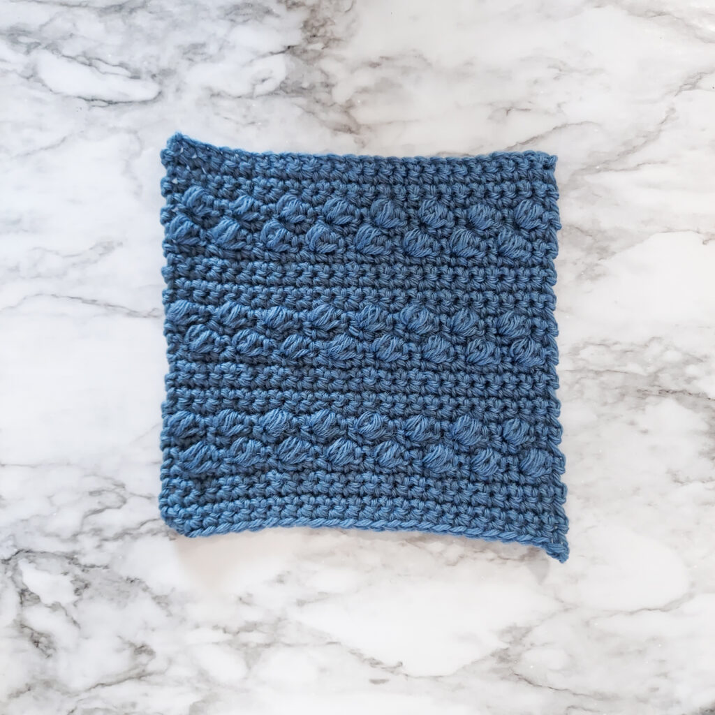2022 Stitch Together Blanket Stitch-A-Thon Square 1 Free Crochet Pattern