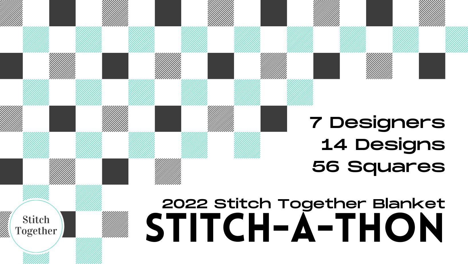 2022 Stitch Together Blanket Stitch-A-Thon Square 8 Free Crochet Pattern