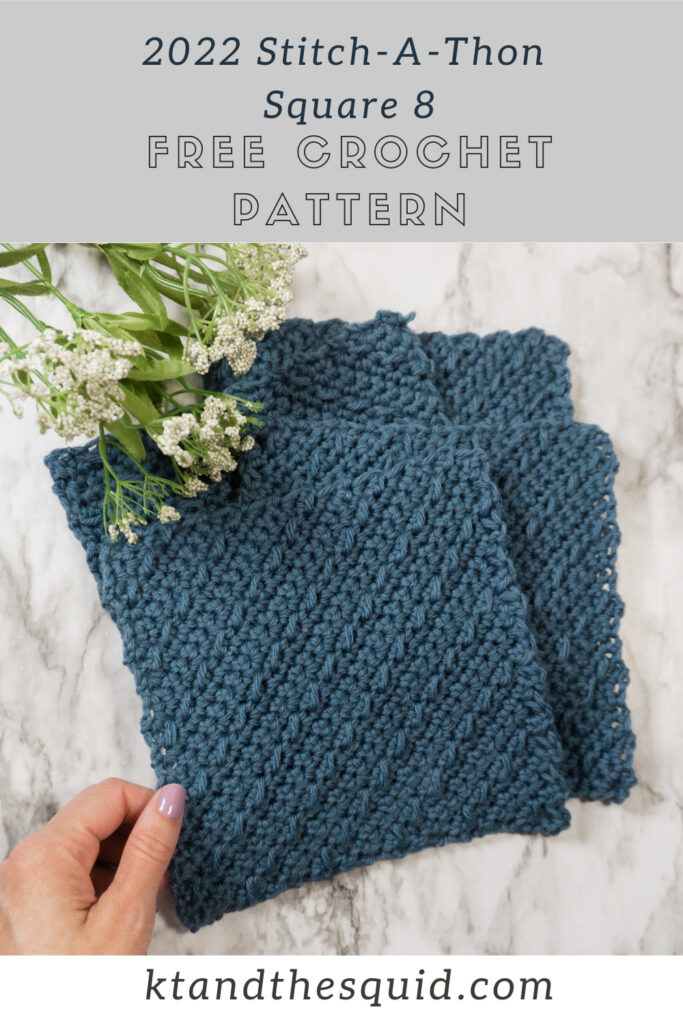 2022 Stitch Together Blanket Stitch-A-Thon Square 8 Free Crochet Pattern