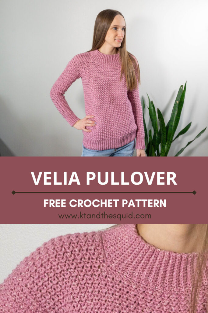 Free Crochet Sweater Pattern - Velia Pullover