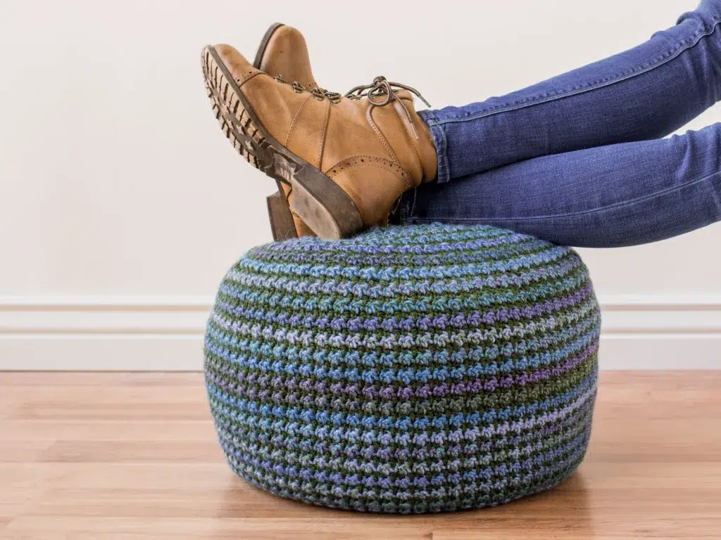 Free Crochet Pouf Pillow Pattern - Piper Pouf