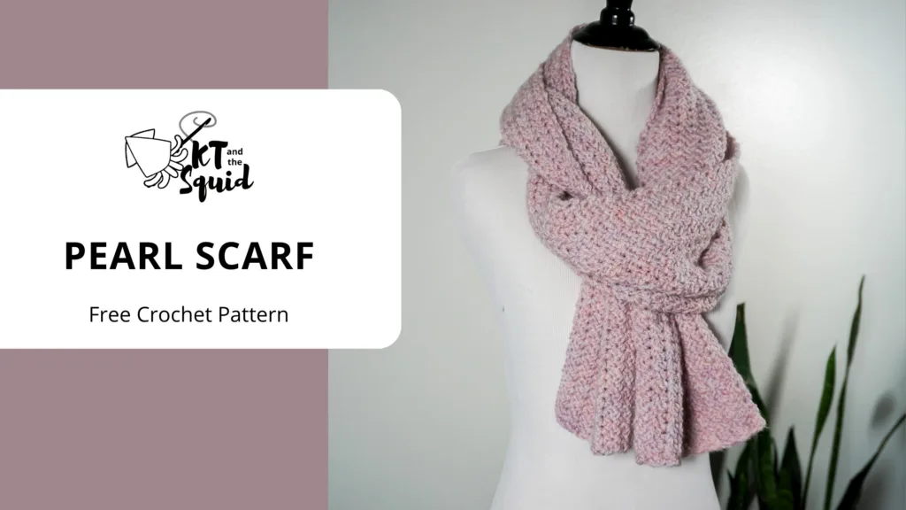 Pearl Scarf Free Crochet Pattern